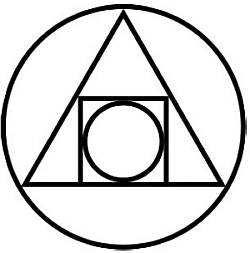 Black and White image of universal 
								symbol for 'Transformation