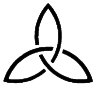 Black and White Triquetra Image