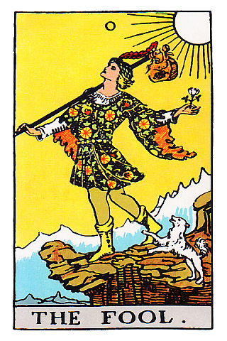 Rider Waite,'The Fool' Tarot Card