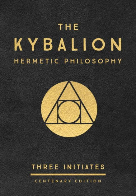 Book Cover of 'The Kybalion' with Alchemy symbol